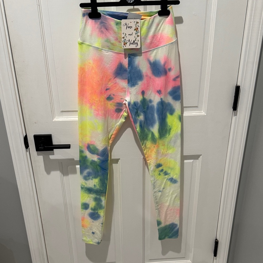 Vibrant Tie-Dye Kids Leggings